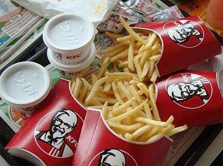 肯德基吃瓜素材